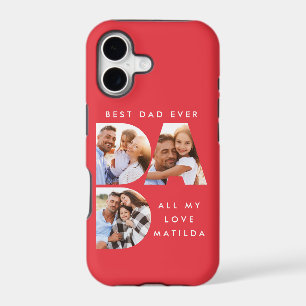 Dad photo modern typography child gift