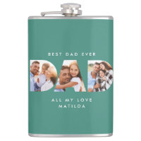 Dad photo modern typography child gift