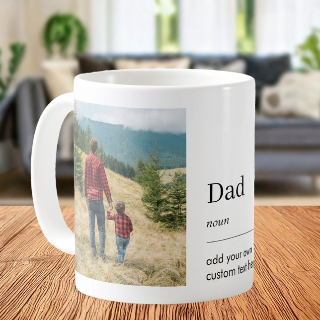 Dad Photo Word Definition Coffee Mug (Creator Uploaded)