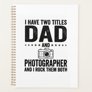 Dad Photographer Vintage Engraving Shirt Design_1 Planner