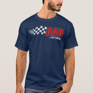 Dad Pit Crew Race Birthday Family Matching Pit Cre T-Shirt