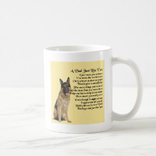 Dad Poem - German Shepherd Dog Coffee Mug