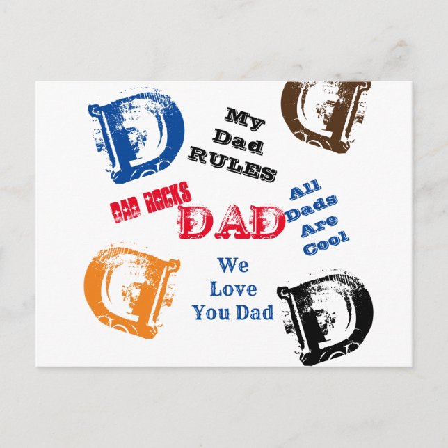 Dad Postcard (Front)