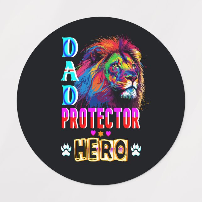 Dad Protector Hero (Design 5)