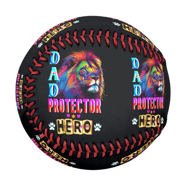 Dad Protector Hero Baseball (Front Left)
