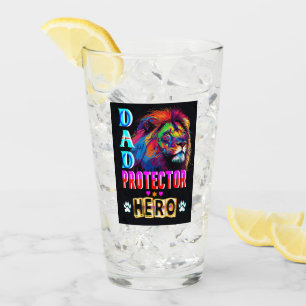 Dad Protector Hero Glass