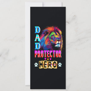 Dad Protector Hero Holiday Card