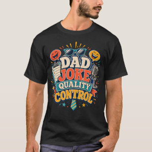 Dad Puns Control Funny Fatherhood Cool Daddy T-Shirt