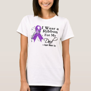 Dad Purple Ribbon - Pancreatic Cancer T-Shirt