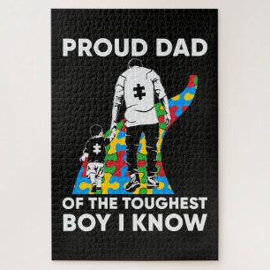 Dad Puzzle Autism Awareness Gift for Birthday