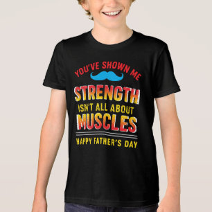 "Dad: Quiet Strength, Loud Impact" Tri-Blend Shirt