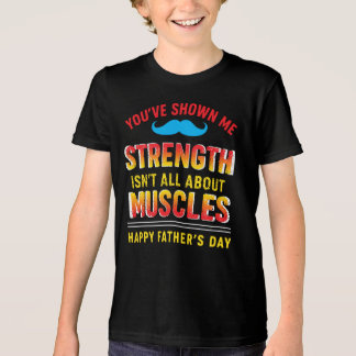 "Dad: Quiet Strength, Loud Impact" Tri-Blend Shirt