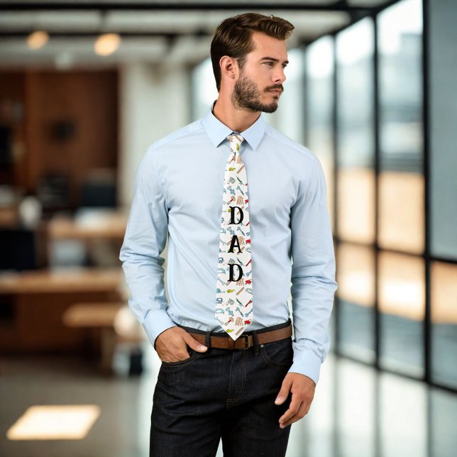 "DAD" Quote Collection DIY Enthusiast's Tools  Tie (Creator Uploaded)