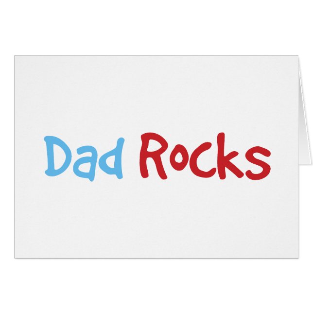 Dad Rocks (Front Horizontal)