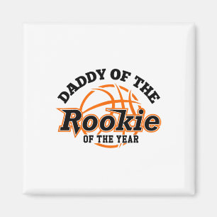 Dad Rookie Of The Year Sketll Shirt  Magnet