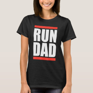 Dad Runner Cool Dad Sports Fitness Tee Fathers Day