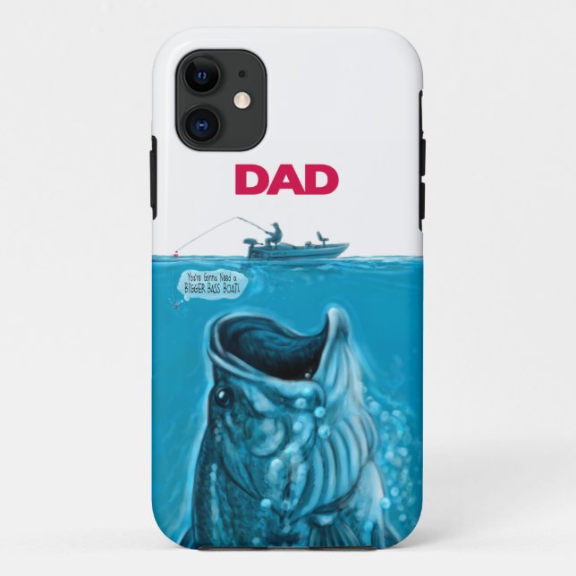 Dad’s Bass Boat Case-Mate iPhone Case (Back)