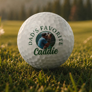 Dad’s Favourite Caddie Photo Golf Balls