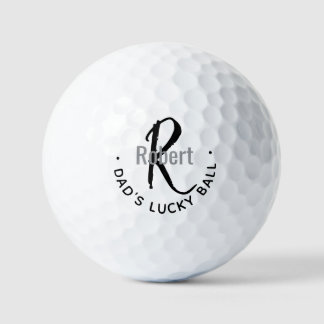 Dad’s Lucky Ball Monogram Gift for Him