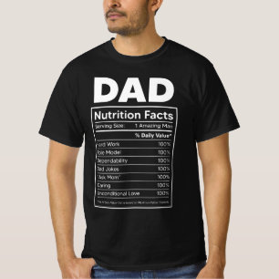 Dad’s "Nutrition Facts" Label T-Shirt