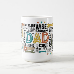Dad’s Ultimate Toolkit: Built with Love & Strength Coffee Mug