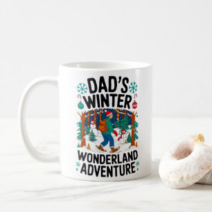 Dad’s Winter Wonderland Adventure Design Coffee Mug