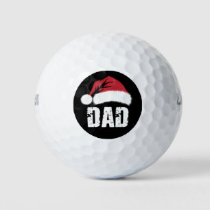 Dad Santa Christmas Family Matching Pyjamas Papa Golf Balls