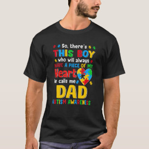 Dad Saurus Autism Awareness T-Shirt