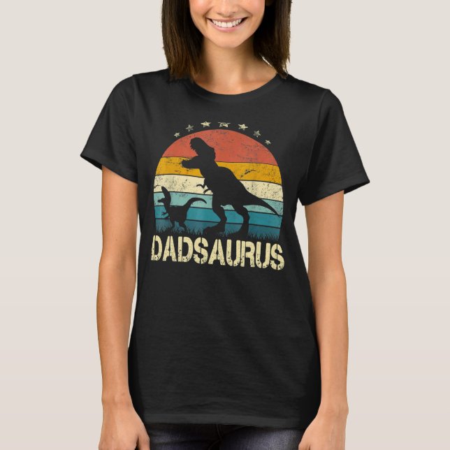 Dad Saurus Rex Dinosaur  Father's Day For Dad T-Shirt (Front)