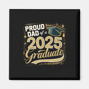 Dad Senior 2025 Proud Dad Of A Cl Of 2025 Graduate Magnet