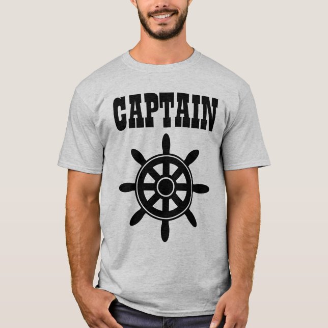 DAD Ship CAPTAIN T-Shirts (Front)