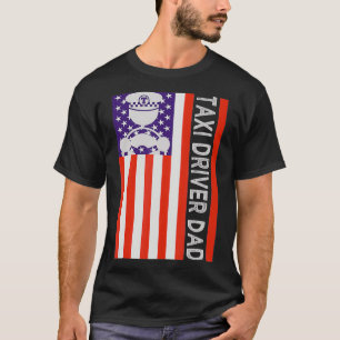 dad shirt funny tai driver dad American Flag