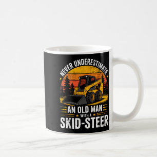 Dad Skid Steer Operator Father Construction Heavy  Coffee Mug