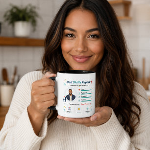 Dad Skills Report Best Father Appreciation Mug