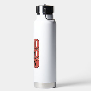 Dad Soccer Vintage Engraving Vector Design_1 Water Bottle