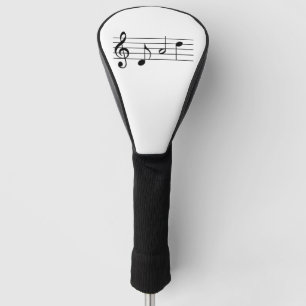 Dad spelled in Music Notes Golf Head Cover