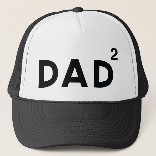 Dad Squared Trucker Hat (Front)