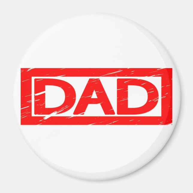 Dad Stamp Magnet (Front)