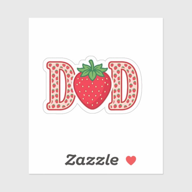Dad Strawberry Lettering Vector Shirt Design_1 (Sheet)