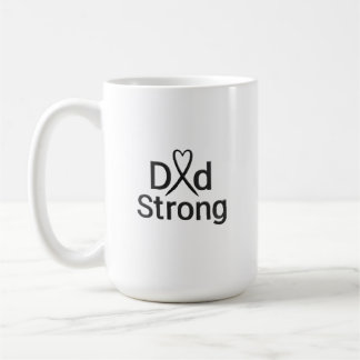 Dad Strong Cancer Awareness Mug – Inspirational Gi