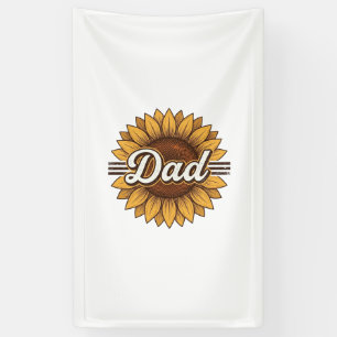 Dad Sunflower Vintage Engraving Shirt Design_1 Banner