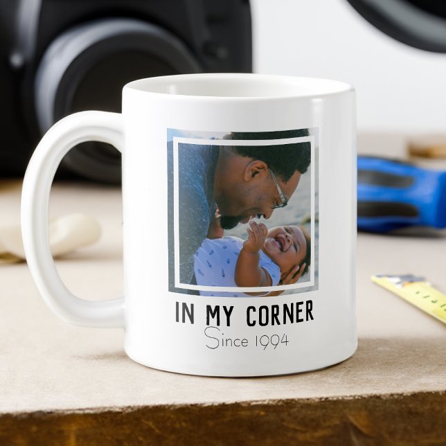 Dad Superhero Always in My Corner Coffee Mug (Creator Uploaded)