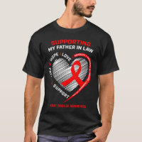 Dad Support Father In Law Red Heart Disease Awaren