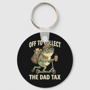 Dad Tax Frog S Funny Snack Collector Fathers Day Key Ring