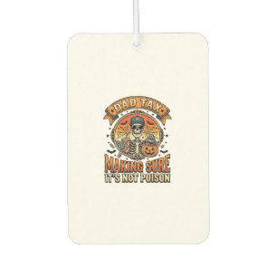 Dad Tax Funny Halloween Skeleton Candy_1 Car Air Freshener