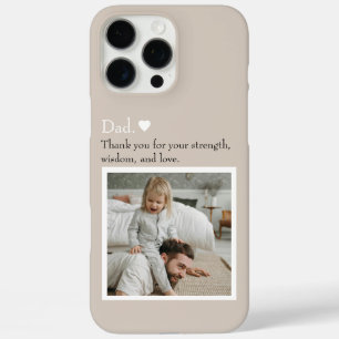 Dad, Thank You For – Custom Photo & Text    iPhone 16 Pro Max Case