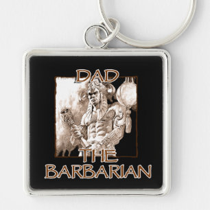 Dad the Barbarian Key Ring