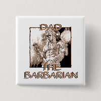 Dad the Barbarian Square Button