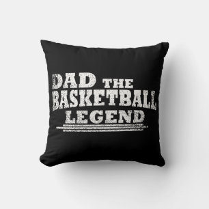 Dad the basketball legend funny fathers day gifts cushion
