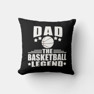 Dad the basketball legend funny fathers day gifts cushion